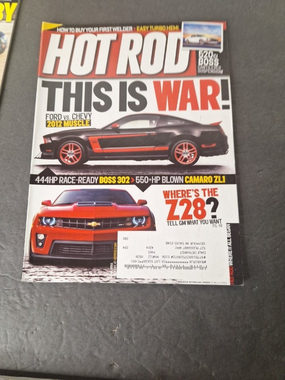 HOT ROD MAGAZINE FULL YEAR 2011.....COMPLETE TWELVE ISSUES JAN to DEC - Picture 7 of 13